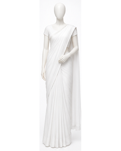 adult mannequin wearing saree
